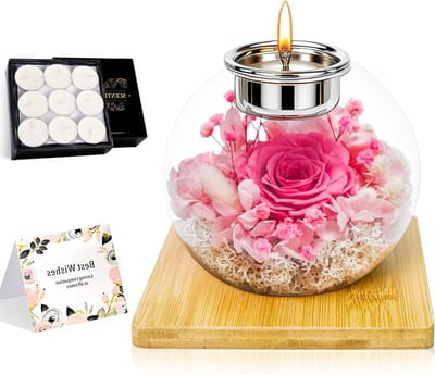 Eeuwige Roos - Geconserveerde Bloemen - Romantische Decoratie - Nooit Verwelkend - Grote Maat - Roze