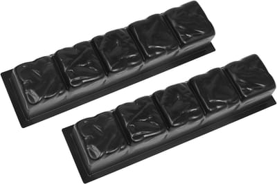 Betonnen Vorm - Gietvorm Set - Tuinpad Aanleggen - Vacuüm Vormproces - 2 Stuks 60cm - Zwart