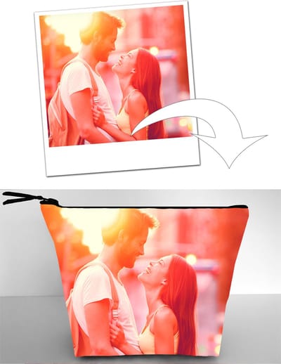 The Designer? YOU - Gepersonaliseerd Make Up tas met jouw foto's - Medium - Foto geschenk