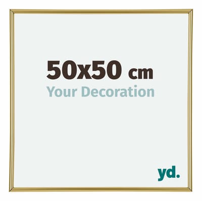 Your Decoration - Puzzellijst 50x50 cm - Goud - Puzzellijst 500-1000 stukjes - Kunststof Fotolijst - Annecy