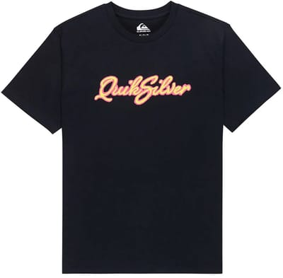 Quiksilver Malibu T-shirt Met Korte Mouwen Zwart M Man