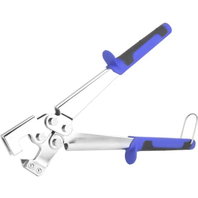 Professionele kielbalkverbindingsklemtang, draagbare handgreepponstang, stalen gipsplaat handgereedschap blue