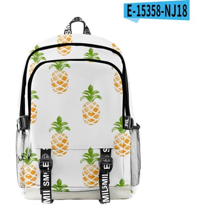 Klassieke Nieuwigheid Coole Fruit Student Schooltassen Unisex 3D Print Oxford Waterdichte Notitieboek multifunctionele Reizen Rugzakken