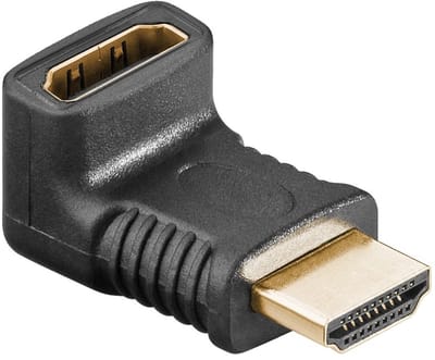 Goobay HDMI-hoekadapter, 4K/60 Hz, 18 Gbit/s, voor tv en monitor
