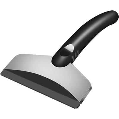 Grattoir à glace pour voiture, pelle de déneigement, en acier inoxydable, pour pare-brise de voiture, grattoir pour déneigement, accessoires d'hiver