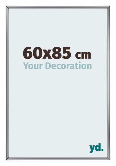 Your Decoration - Puzzellijst 60x85 cm - Zilver Hoogglans - Puzzellijst 1500-2000 stukjes - Kunststof Fotolijst - Annecy