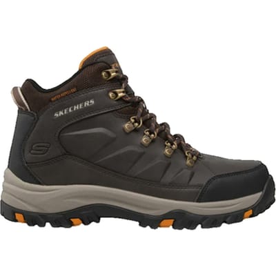 Skechers Relment Daggett leren wandelschoenen B - Bruin - Extra comfort - Memory Foam - Maat 41