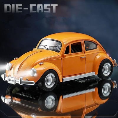 1:18 Kevers Lichtmetalen Auto Model Diecasts Metaal Klassieke Voertuigen Auto Model Hoge Simulatie Geluid Licht Verzameling Kinder Speelgoed Cadeau