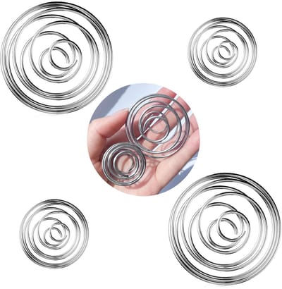 SnelShoppen - 4 Pcs RVS Shaker Ballen voor Eiwitshakes, 304 Roestvrijstalen Mixballen voor Mixerflessen, Blended Dranken, 3 * 2.8cm + 4.8 * 4.2cm
