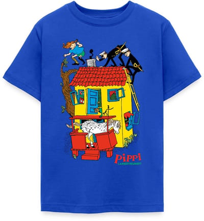 Pippi Langkous Villa Kakelbont T-Shirt Tiener