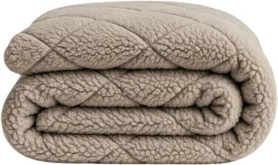 Y-NOT - Teddy Dekbed Zonder Overtrek 200x200 - Zomerdekbed - Zacht & Wasbaar - Taupe