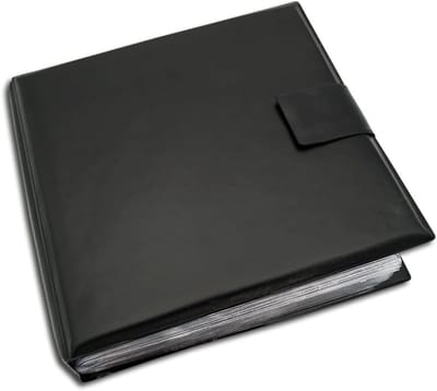 Platenalbum Singles - Vinyl Opbergmap - Singles Archiveren - Voor 20 Stuks - 205 x 205 x 40 mm - Zwart