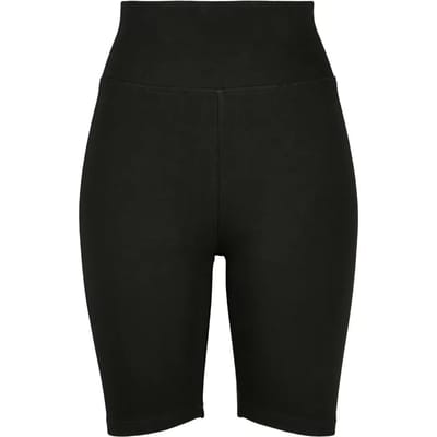 Urban Classics High Waist Cycle Dames Shorts - zwart - S