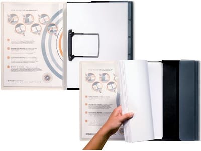 Portfoliomap jalema a4 + 5 tabbladen zwart | 15 stuks
