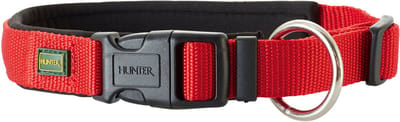 Hunter Vario Plus Hondenhalsband - 30-35 cm - Rood/Zwart