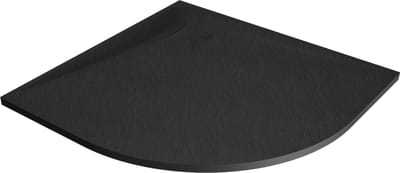 Mexen Bert halfronde douchebak SMC 80 x 80 , zwart - 4KR708080