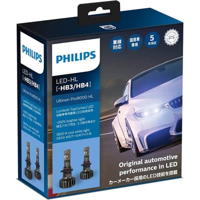 Philips Ultinon Pro 9000 LED HB3/HB4 Type Onderdeelnummer: 11005U90CWX2 blue