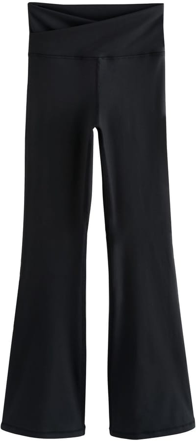 Next - Dames - Active balans wikkellegging met uitlopende pijpen - Zwart