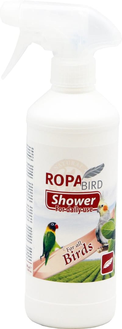 RopaBird Shower 500ml - zorgt voor een schoon, fris en glanzend verenpak
