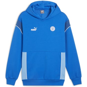 Puma Manchester City Football Archive Sweatshirt Met Rits Blauw S Man,Vrouw