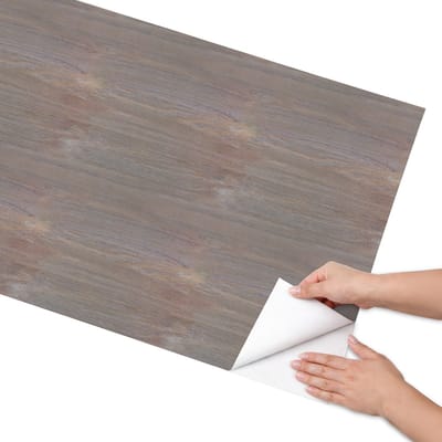 Coloray Meubel Wrap Folie - Grijs Meubelfolie - 65x130 cm - Decoratiefolie Houtstructuur - Meubel Wrap Folie - Modern Meubelfolie - Plakfolie Meubels - Keuken decoratie - Texturen