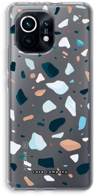Case Company® - Hoesje geschikt voor Xiaomi Mi 11 hoesje - Terrazzo N°13 - Soft Cover Telefoonhoesje - Bescherming aan alle Kanten en Schermrand