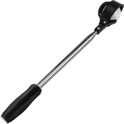 Telescopische Golfbal Retriever van RVS met Automatische Vergrendeling - 9 Ft Lange Handgreep voor Water en Niet-Slip Grip, Ideaal voor Golfspelers