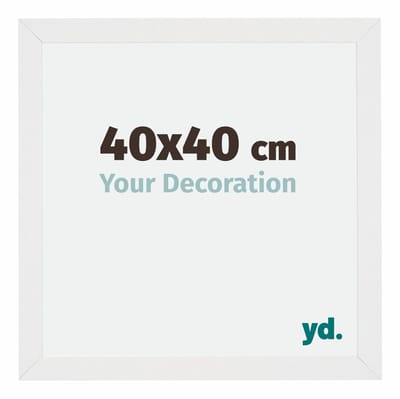 Your Decoration - Fotolijst 40x40 cm - MDF - Wit Hoogglans - Mura