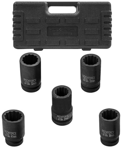Rockforce RF-8051-9MPB - Dopsleutelset - 12-kant - 27-41mm