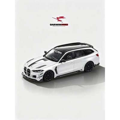 Pre- Aurelia 1/64 Darwin M3 Touring Alaska Legering Diecast Hoge Kwaliteit Auto & Model Verzamelaar Beperkte Editie Verjaardagscadeau black