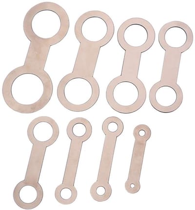 Dailygoods- Reparatie Tools - Saxofoon Leveling Tool - Roestvrij Staal - Set van 8 - Eenvoudig in Gebruik - Duurzaam Materiaal - Saxofoon Gereedschap