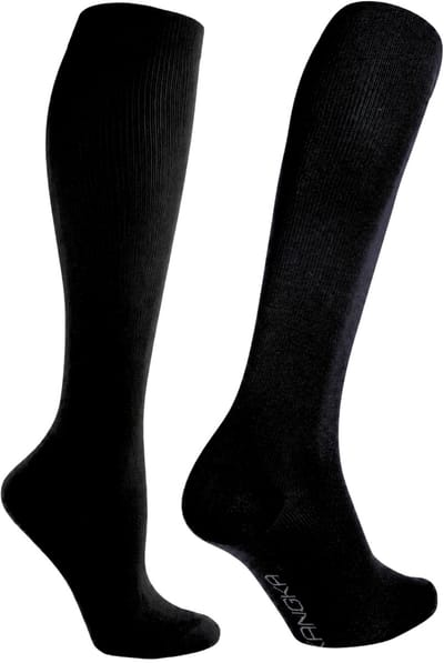 KANGKA® Compressiekousen Maat 39-42 (L/XL) - Steunkousen - Compressie sokken voor Hardlopen, Wandelen, Vliegtuig