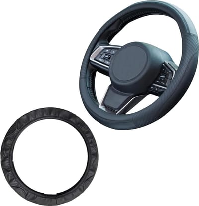 Universele Stuurwielhoes 37-38 cm, Ademend en Antislip Microfiber, Geschikt voor Auto, Jeep en SUV