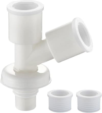 Afvoer Verloopstuk - Wasmachine Koppeling - Keuken Badkamer - Geur Terugstroom Preventie - 3.3-3.5cm