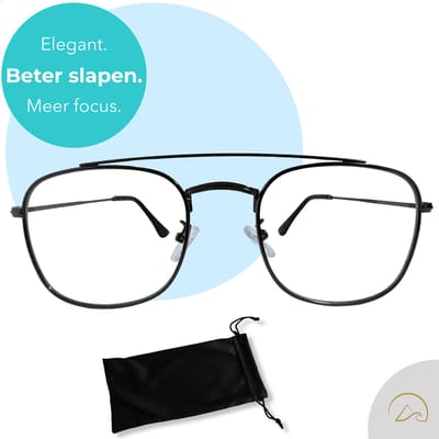 Altoura® Blauw Licht Bril - Zonder Sterkte - Computerbril - Gunkleurig - Geschikt voor dames/heren - Blue Light Glasses - Beeldschermbril