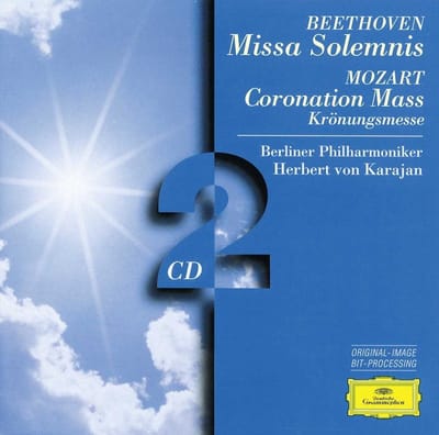 Berliner Philharmoniker, Herbert Von Karajan - Beethoven: Missa Solemnis/Mozart: Krönungsmesse (2 CD)