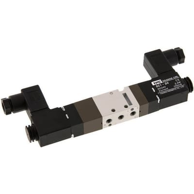 5/3 M5 Middendruk Magneetventiel 12V DC 2-10bar/28-140psi YPC