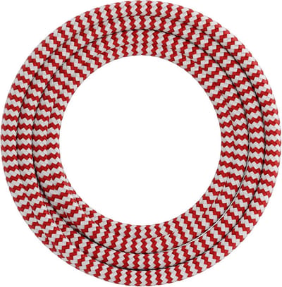 OP=OP Calex Textielsnoer | 1.5 meter | 2-aderig | rood/wit