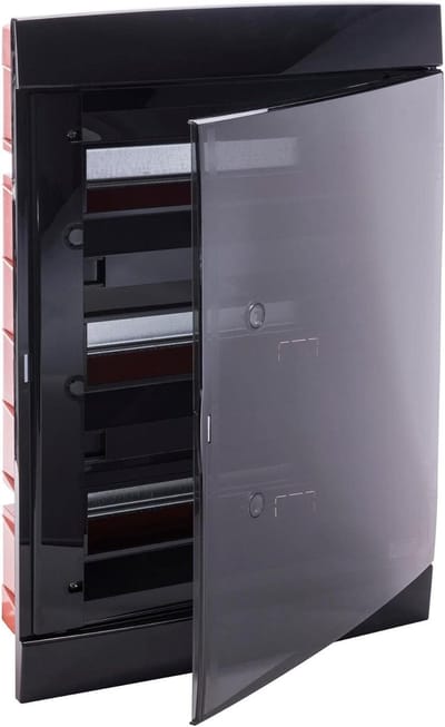 Distributie Verdeelkast - Zwarte Toner - Elektrische Installatie - 36 Modules - IP40 - Zwart