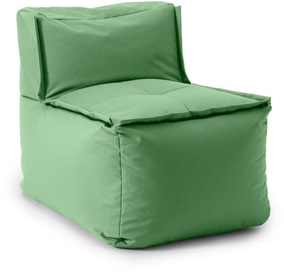 Lumaland Modulair Middendeel – Wasbare & Waterafstotende Zitzak, Indoor & Outdoor, Uitbreidbaar, 54×81×70 cm [Pastelgroen]