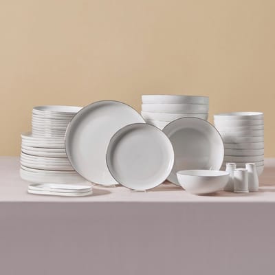 Karaca Streamline Favaro 53-Delige 12-Persoons Servies Set Platina