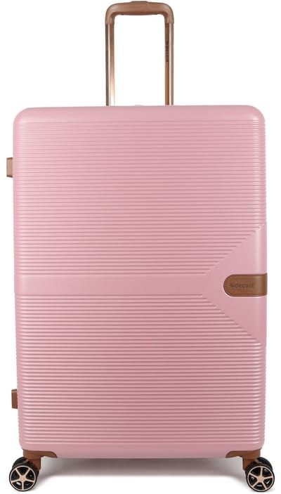 Decent STELLA Spinner TSA Reiskoffer 77x51x30 cm- Grote maat trolley 99 liter- Lichtgewicht koffer – Reiskoffer met wielen - Veilig TSA Cijferslot – Spinner grootmaat koffer- Reiskoffer groot - Oud Roze