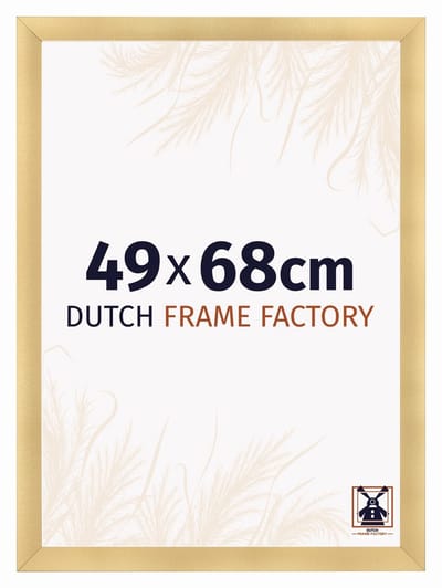 Fotolijst 49x68 cm - MDF - Goud Mat - Praag
