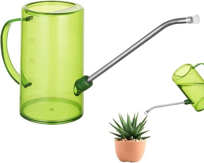 Waterkan voor Binnenplanten - 1 Liter Plastic Gieter met Lange Tuit voor Tuin, Succulenten en Bloemen