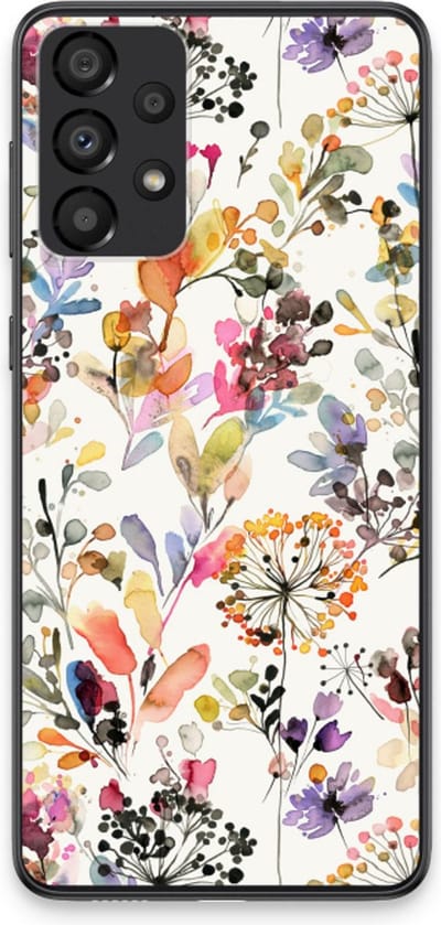 Case Company® - Hoesje geschikt voor Samsung Galaxy A33 5G hoesje - Wilde grassen - Soft Cover Telefoonhoesje - Bescherming aan alle Kanten en Schermrand