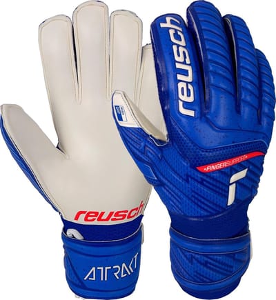 Reusch Attrakt Grip Finger Support Junior Keepershandschoenen Kinderen - Maat 4