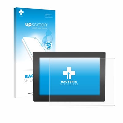 upscreen - Screenprotector voor WAGO Web Panel 400 762-3404 - Folie Beschermfolie transparant antibacterieel