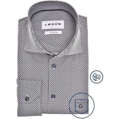 Ledûb Overhemd Enchanted Graphic Donker Blauw / male