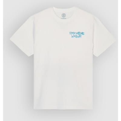 Element Couching T-shirt Met Korte Mouwen Wit L Man