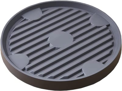 Plantenkar met wielen - Verrijdbare standaard - Zware potten verplaatsen - Onzichtbare zwenkwielen - Verschillende maten - Donkergrijs